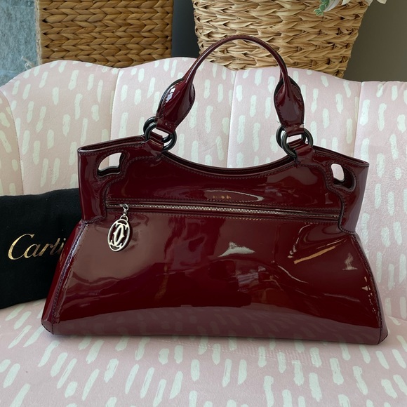 CARTIER MARCELLO PATENT BAG - Picture 3 of 16